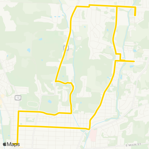 Lancaster-Fairfield Public Transit System Sheridan map