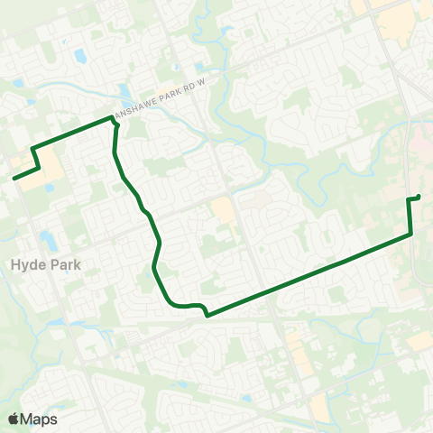 London Transit Alumni Hall – Hyde Park Power Centre map