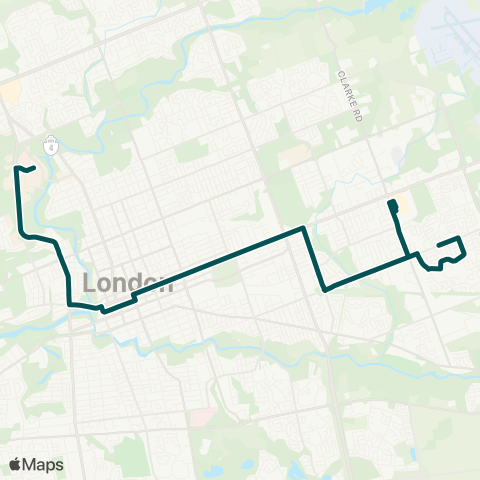 London Transit Natural Science – Trafalgar Hts / Bonaventure map