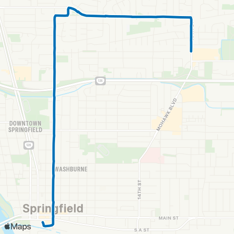 LTD 5th Street / Hayden Bridge map