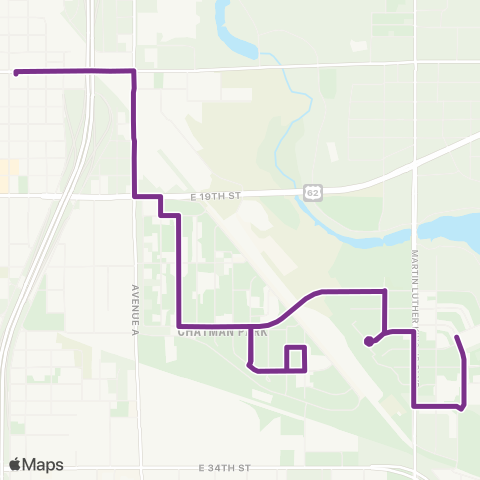 Citibus Dunbar map