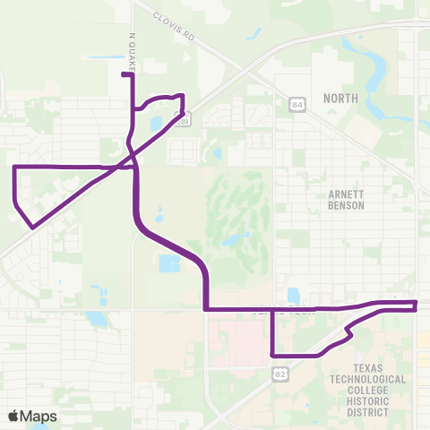 Citibus Northwest map