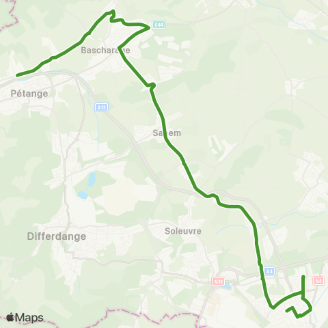 Lignes Scolaires TICE  map