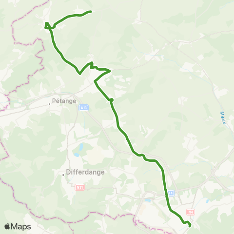 Lignes Scolaires TICE  map