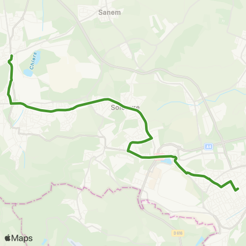 Lignes Scolaires TICE  map