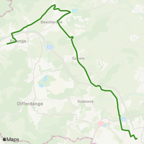 Lignes Scolaires TICE  map