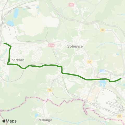 Lignes Scolaires TICE  map