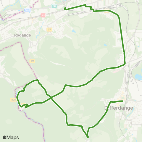 Lignes Scolaires TICE  map