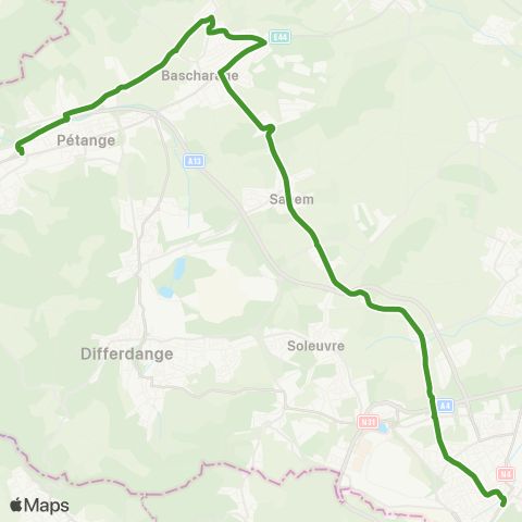 Lignes Scolaires TICE  map