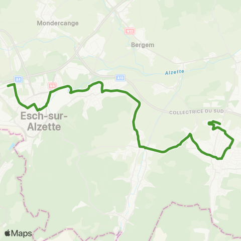 Lignes Scolaires TICE  map