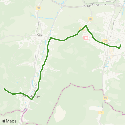 Lignes Scolaires TICE  map