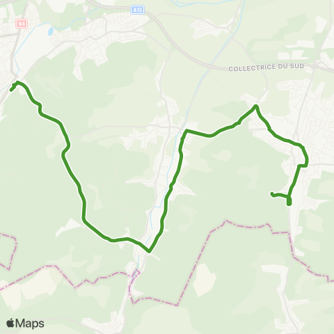 Lignes Scolaires TICE  map