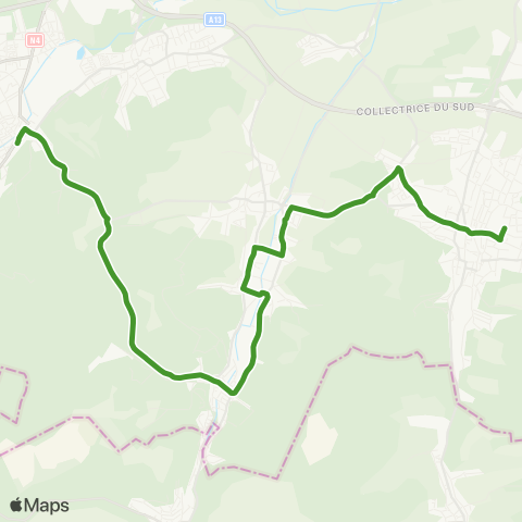 Lignes Scolaires TICE  map