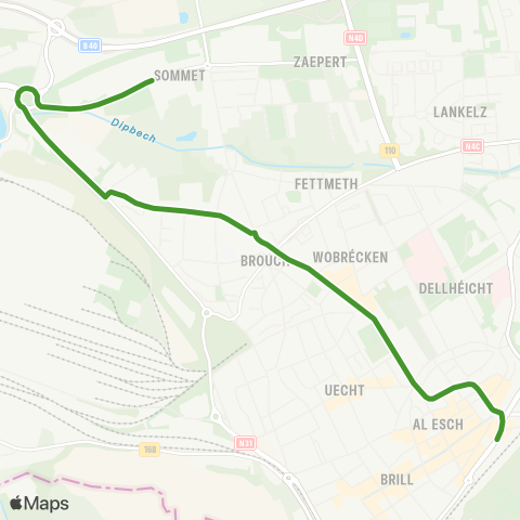 Lignes Scolaires TICE  map