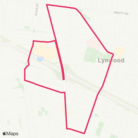 Lynwood Breeze Red map