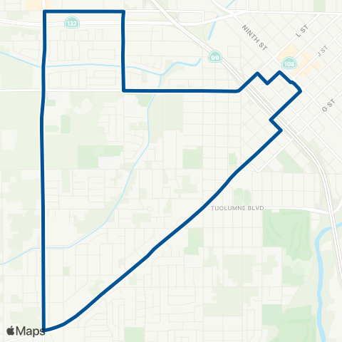 The S Paradise - Carpenter Loop map