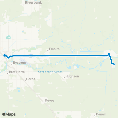 The S Route 50 map