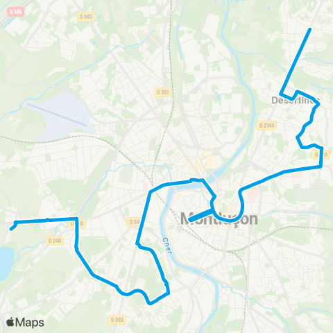 Maelis  map