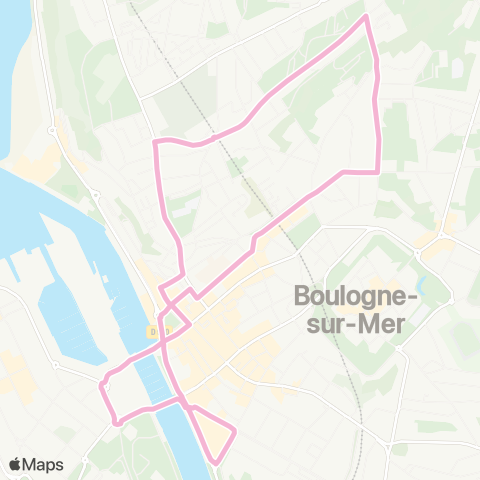 Marinéo Boulogne-sur-Mer - Beaurepaire map