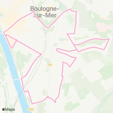 Marinéo Boulogne-sur-Mer - Brecquerecque map