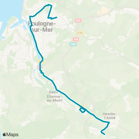 Marinéo Hesdigneul - Mariette - Haffreingue - St Joseph - Nazareth map