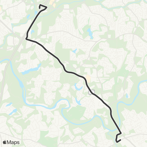 MARTA East Holcomb Bridge Road map