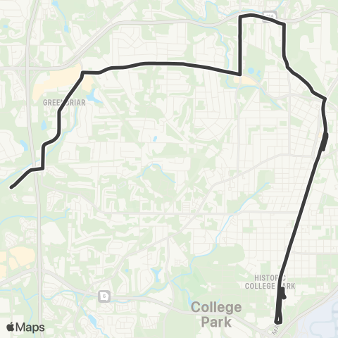 MARTA Headland Drive / Main Street map