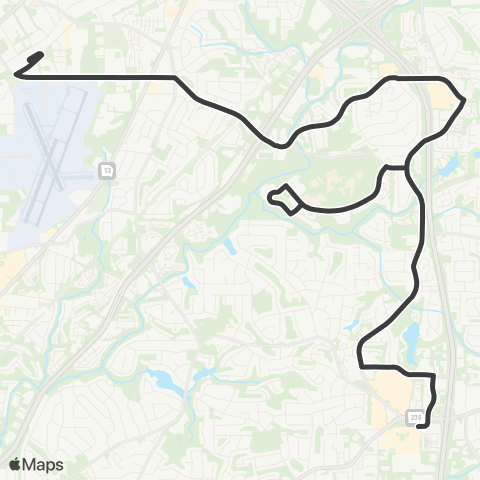 MARTA Embry Hills map