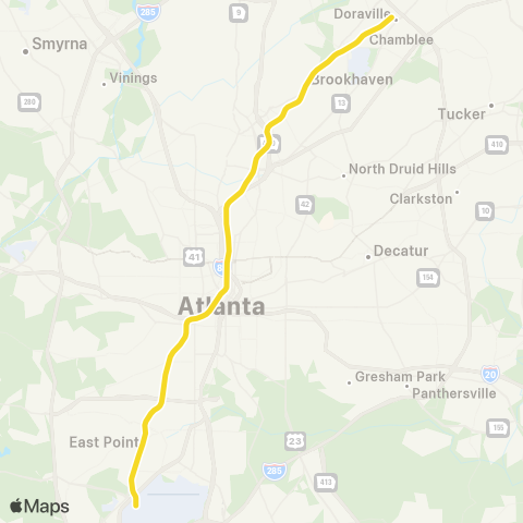 MARTA Gold map