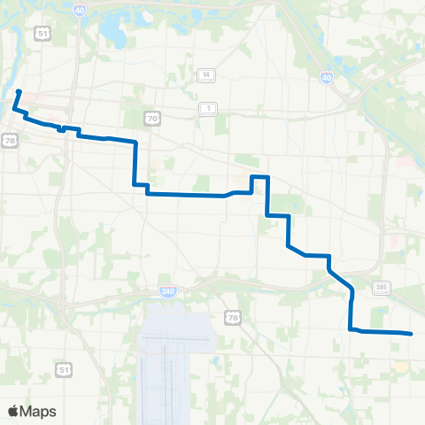 MATA Madison map