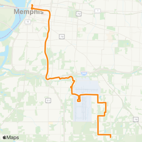 MATA Airport map