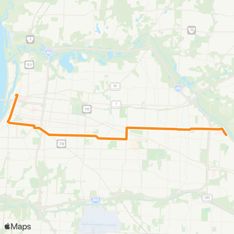 MATA Central & Walnut Grove map