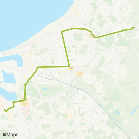 MAT St-Servan Mairie ↔︎ IUT ↔︎ Croix Désilles map