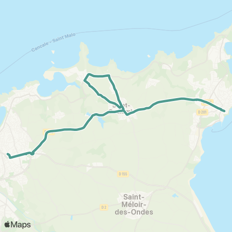 MAT Scolaires Saint-Malo - Cancale map