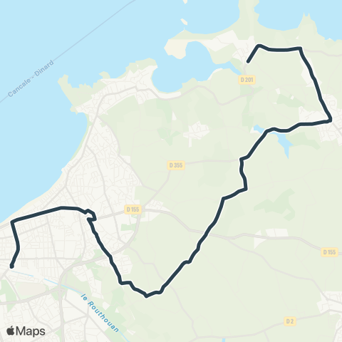 MAT Scolaires Saint-Malo - Saint-Coulomb map