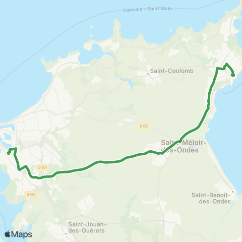 MAT Scolaires Cancale - Charcot map