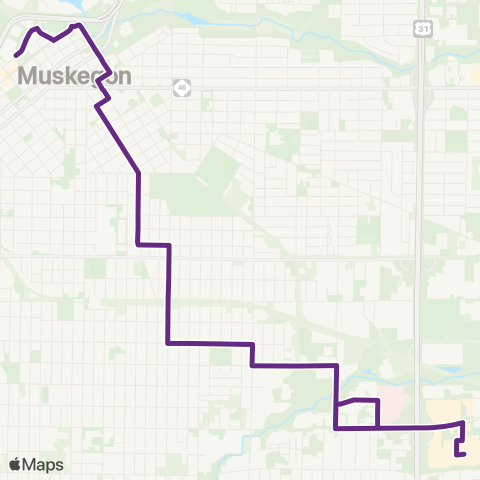 MATS Route 21 map