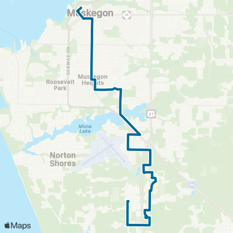 MATS Route 31 map