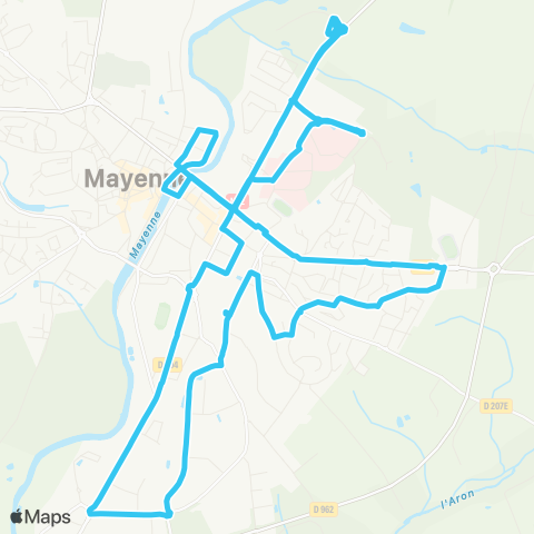 May'bus Devizes - Grand Nord map