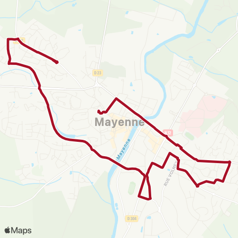 May'bus Navettes Brossolette / Gutenberg / Rochefeuille map