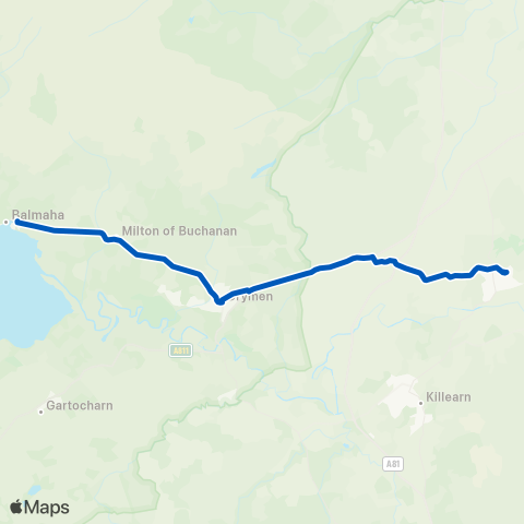 Midland Bluebird (McGill's Scotland East) Car Park - High School map