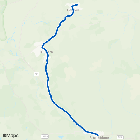 Midland Bluebird (McGill's Scotland East) High School - Kirkhouse Inn map