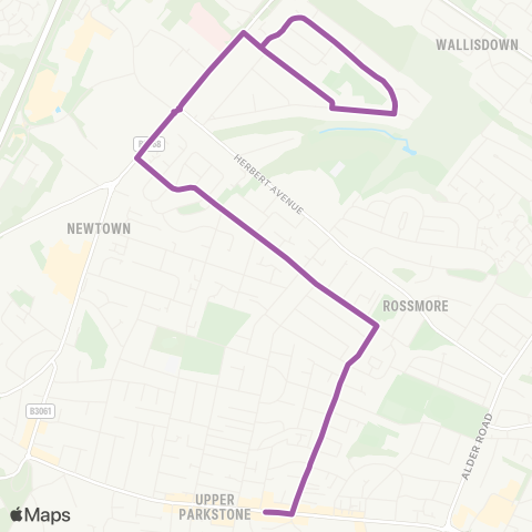 morebus Jubilee Road - Jubilee Road map