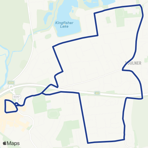 morebus Meeting House Ln (Stand A) - Meeting House Ln (Stand A) map