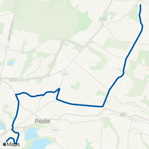 morebus Primary School - Nelson Court map