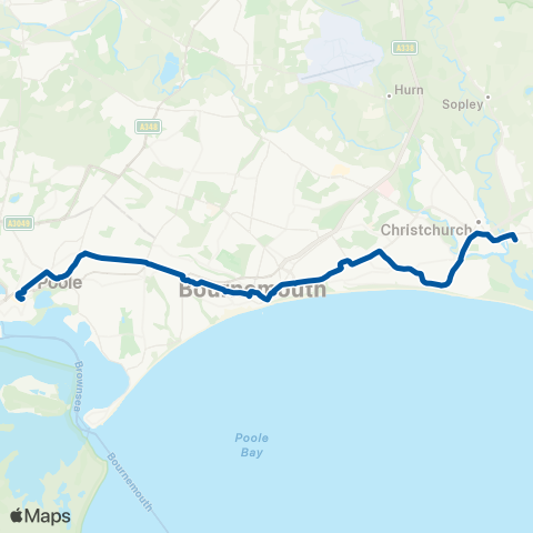 morebus Two Rivers Meet Leisure Ctr - Bus Sta (Stand O) map