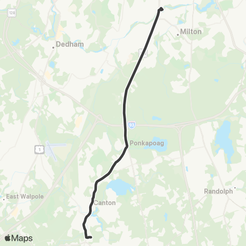 MBTA Cobbs Corner - Mattapan Station map