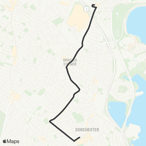 MBTA Fields Corner Station - Andrew Station map