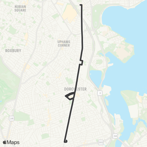 MBTA Ashmont Station - Andrew Station map