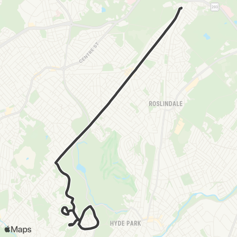 MBTA Georgetowne - Forest Hills Station map